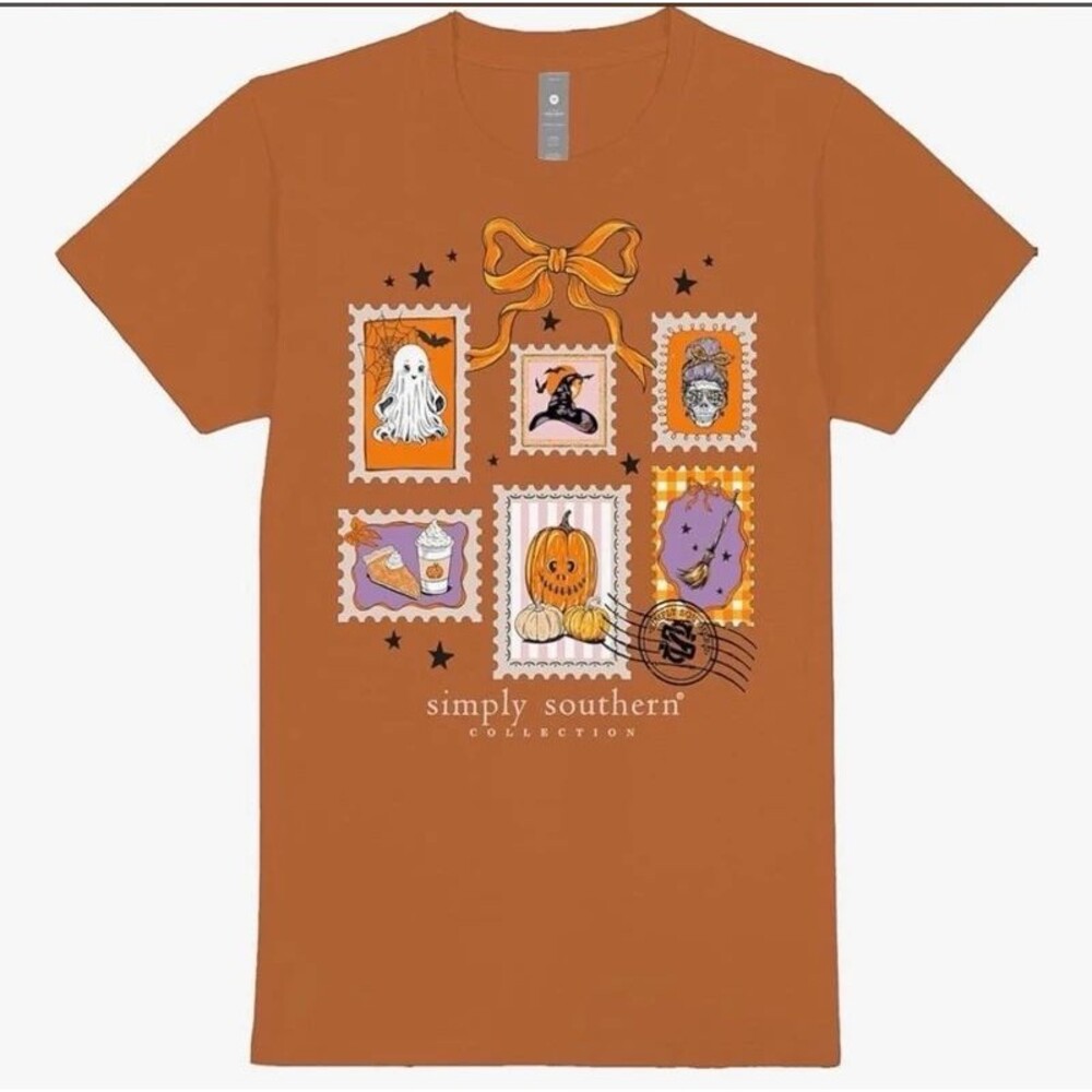 Simply Southern Fall Stamps Halloween Shirt